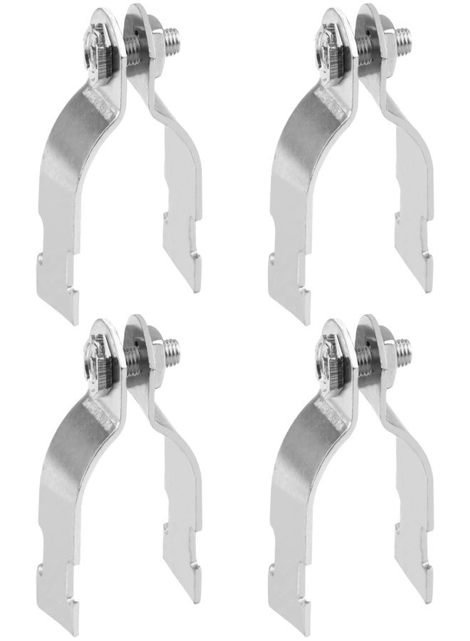 OHLECTRIC مشبك دعامة عالمي من OHLECTRIC مقاس 2-1/2 بوصة لتثبيت الأنابيب الصلبة/IMC وEMT على الدعامة، مطلي بالزنك كهربائياً | يتحمل حمولة 800 رطل | (عبوة من 4 قطع) - Image 1